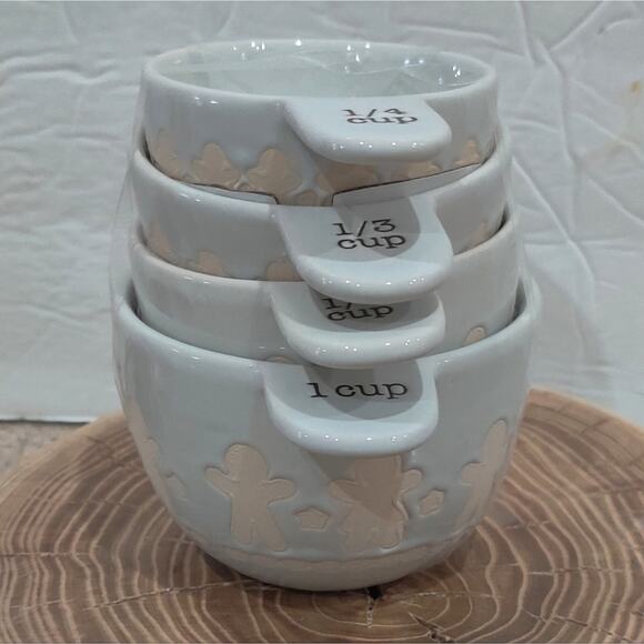 Neutral Tan Gingerbread Nesting Measuring Cups Ciroa Bakehouse Masterclass - Picture 9 of 16